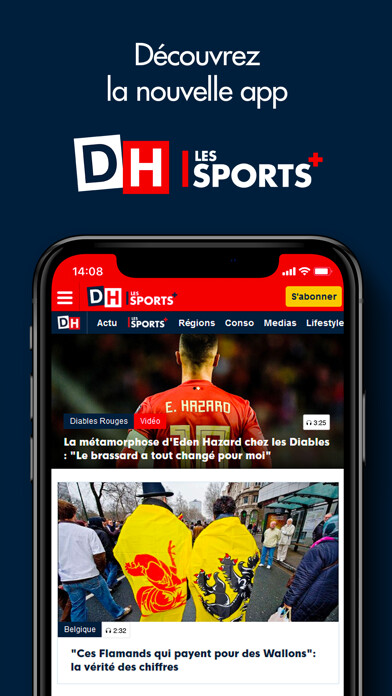 Emulate iPhone app DH Les Sports + using MyAndroid Emulate iPhone app DH Les Sports + using MyAndroid