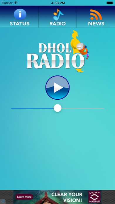 Emulate iPhone app Dhol Radio using MyAndroid Emulate iPhone app Dhol Radio using MyAndroid