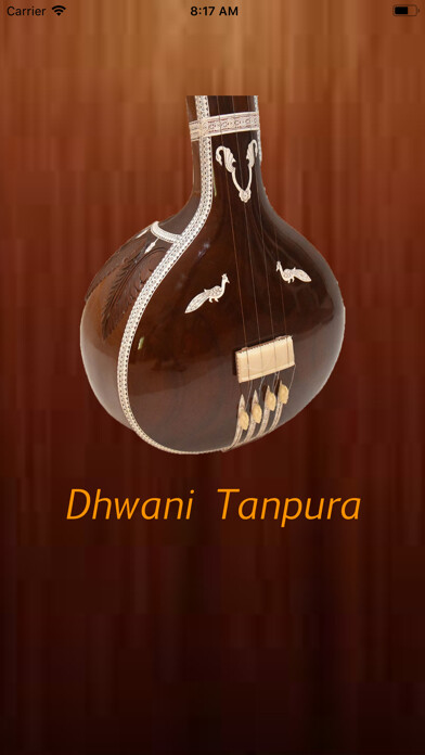 Emulate iPhone app Dhwani Tanpura - Shruti Box using MyAndroid