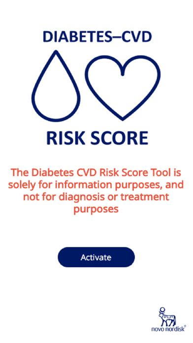 Emulate iPhone app Diabetes CVD Risk Score using MyAndroid Emulate iPhone app Diabetes CVD Risk Score using MyAndroid