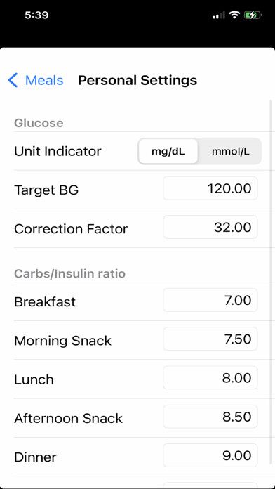 Emulate iPhone app Diabetes Personal Calculator using MyAndroid Emulate iPhone app Diabetes Personal Calculator using MyAndroid