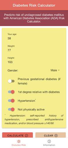 Run android online APK Diabetes Risk Score Calculator: Diabetes Screening from MyAndroid or emulate Diabetes Risk Score Calculator: Diabetes Screening using MyAndroid Run android online APK Diabetes Risk Score Calculator: Diabetes Screening from MyAndroid or emulate Diabetes Risk Score Calculator: Diabetes Screening using MyAndroid