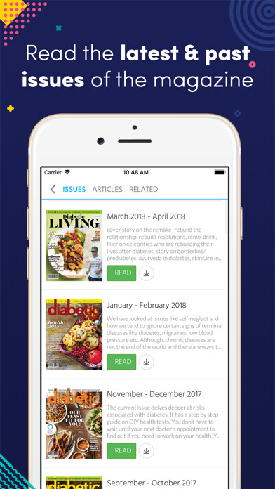 Emulate iPhone app Diabetic Living India using MyAndroid Emulate iPhone app Diabetic Living India using MyAndroid