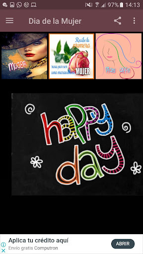 Run android online APK DIA DE LA MUJER from MyAndroid or emulate DIA DE LA MUJER using MyAndroid