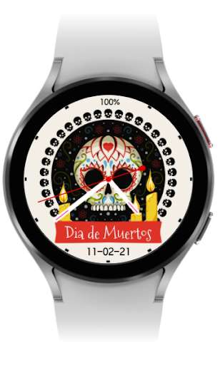 Run android online APK Dia De Los Muertos Watchface from MyAndroid or emulate Dia De Los Muertos Watchface using MyAndroid
