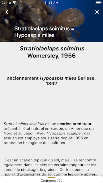 Emulate iPhone app Diagnoplant biocontrôle using MyAndroid