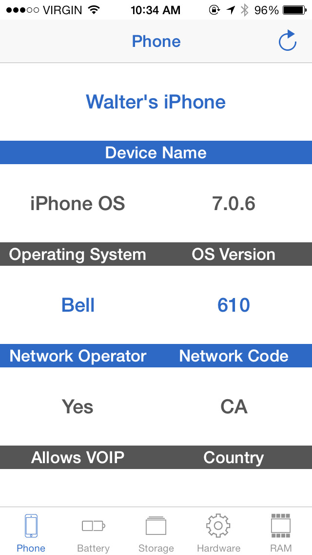 Emulate iPhone app Diagnostics Tool - SmartChek using MyAndroid Emulate iPhone app Diagnostics Tool - SmartChek using MyAndroid