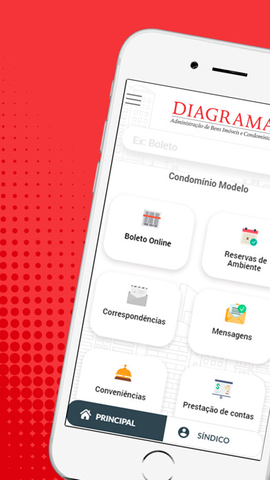 Emulate iPhone app Diagrama using MyAndroid