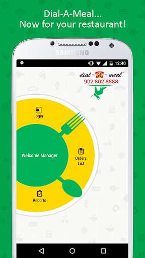 Emulate Android APK Dial-a-Meal Restaurant App