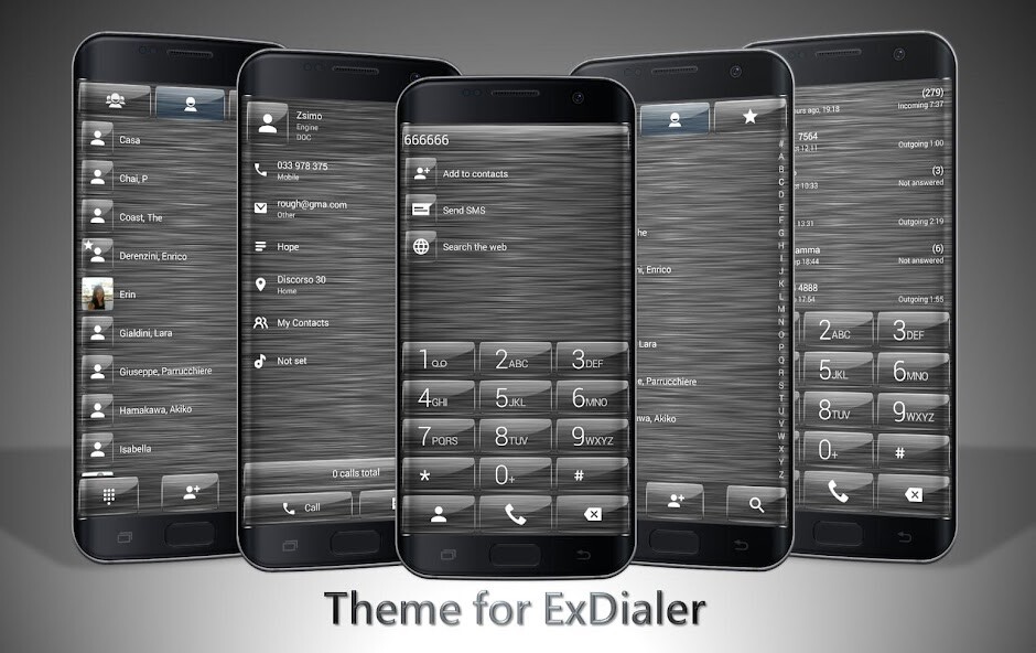 Run android online APK Dialer Theme Brushed Glass from MyAndroid or emulate Dialer Theme Brushed Glass using MyAndroid