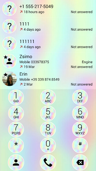 Run android online APK Dialer Theme Holographic Gray from MyAndroid or emulate Dialer Theme Holographic Gray using MyAndroid