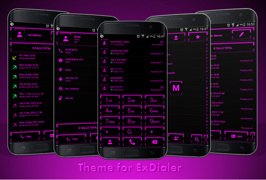 Run android online APK Dialer Theme Neon Purple from MyAndroid or emulate Dialer Theme Neon Purple using MyAndroid