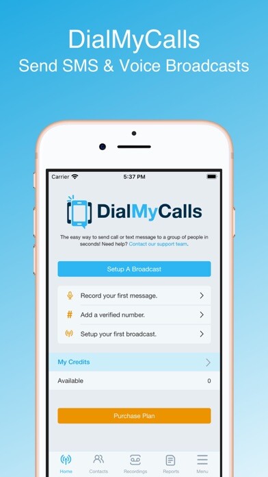 Emulate iPhone app DialMyCalls Mass Notification using MyAndroid Emulate iPhone app DialMyCalls Mass Notification using MyAndroid