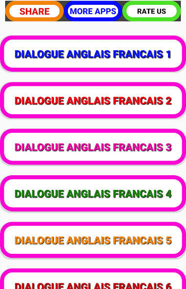 Run android online APK dialoge anglais franais audio from MyAndroid or emulate dialoge anglais franais audio using MyAndroid