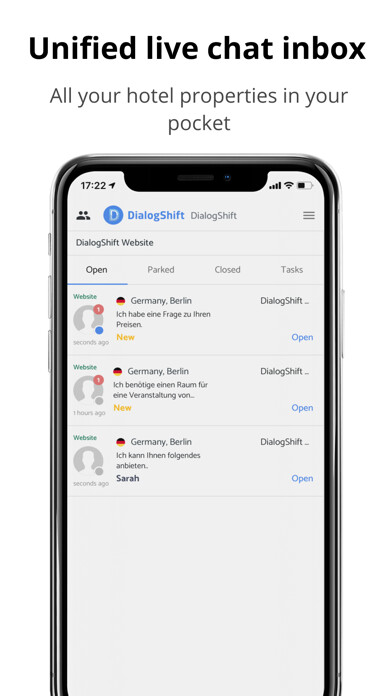 Emulate iPhone app DialogShift Live Chat using MyAndroid Emulate iPhone app DialogShift Live Chat using MyAndroid