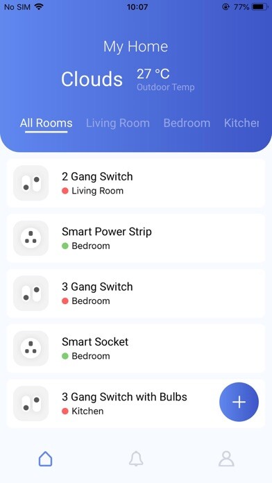 Emulate iPhone app Dialog SmartLife using MyAndroid