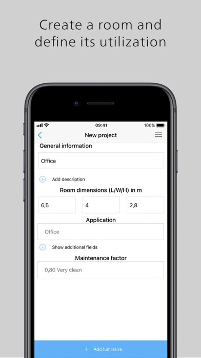 Emulate iPhone app DIALux Mobile using MyAndroid