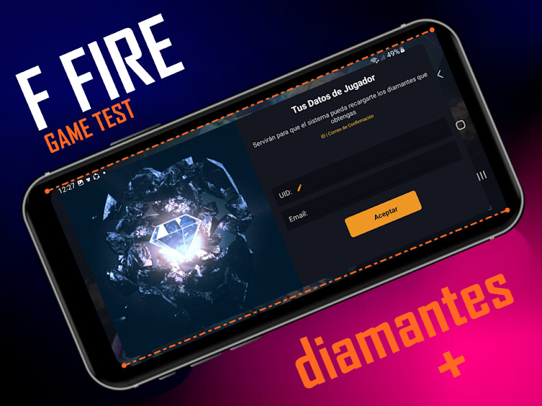 Run android online APK Diamantes para F Fire - Pro X from MyAndroid or emulate Diamantes para F Fire - Pro X using MyAndroid