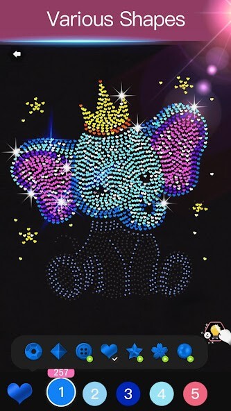 Run android online APK Diamond Coloring - Sequins Art  Paint by Numbers from MyAndroid or emulate Diamond Coloring - Sequins Art  Paint by Numbers using MyAndroid