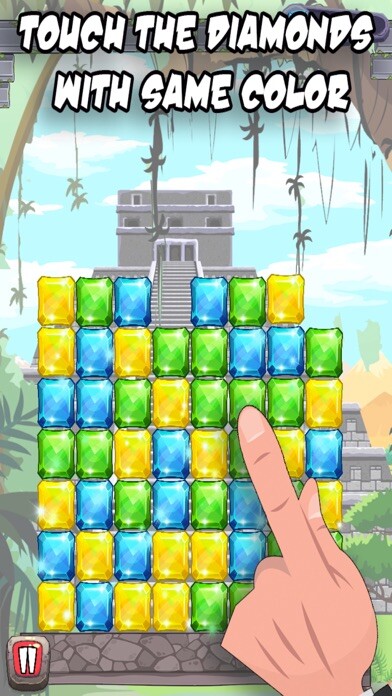 Emulate iPhone app Diamond Crush Blast - Lost Treasure Quest using MyAndroid Emulate iPhone app Diamond Crush Blast - Lost Treasure Quest using MyAndroid