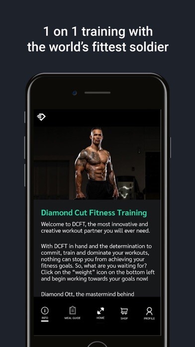 Emulate iPhone app Diamond Cut Fitness Training using MyAndroid Emulate iPhone app Diamond Cut Fitness Training using MyAndroid