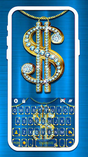 Run android online APK Diamond Dollar Keyboard Theme from MyAndroid or emulate Diamond Dollar Keyboard Theme using MyAndroid