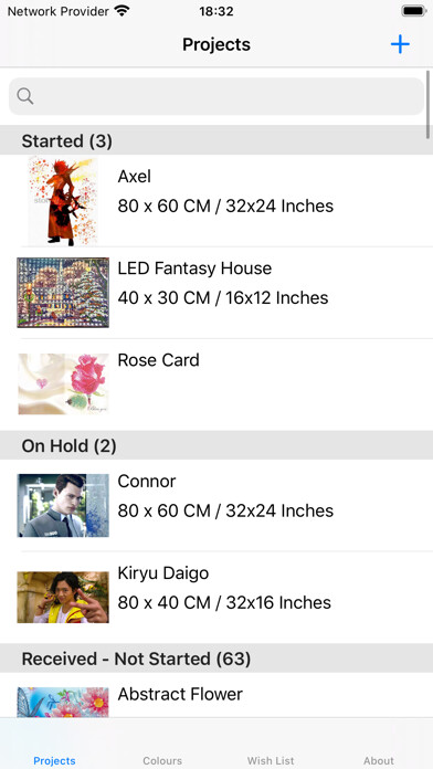 Emulate iPhone app Diamond Painting Logbook using MyAndroid Emulate iPhone app Diamond Painting Logbook using MyAndroid