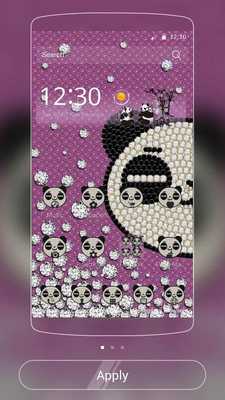 Emulate Android APK Diamond Panda Theme Bling Love