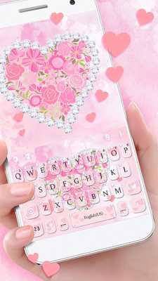 Emulate Android APK Diamond Pink Flora Heart
