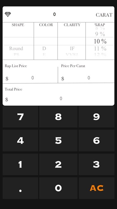 Emulate iPhone app Diamond Price Calculate using MyAndroid Emulate iPhone app Diamond Price Calculate using MyAndroid