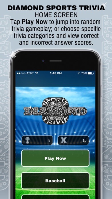 Emulate iPhone app Diamond Sports Trivia using MyAndroid Emulate iPhone app Diamond Sports Trivia using MyAndroid