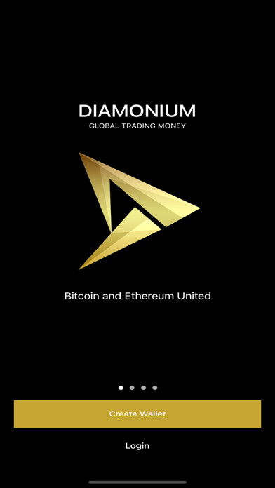 Emulate iPhone app Diamonium Wallet using MyAndroid