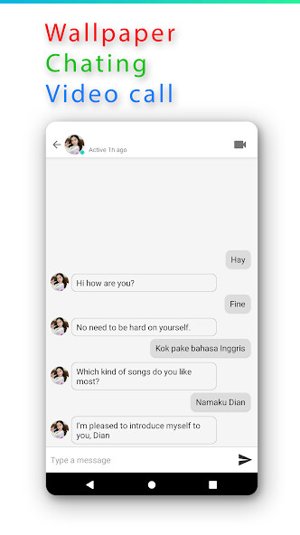 Run android online APK Diana Chat, Call  game from MyAndroid or emulate Diana Chat, Call  game using MyAndroid