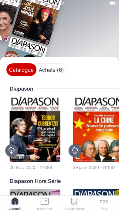 Emulate iPhone app Diapason Magazine using MyAndroid Emulate iPhone app Diapason Magazine using MyAndroid