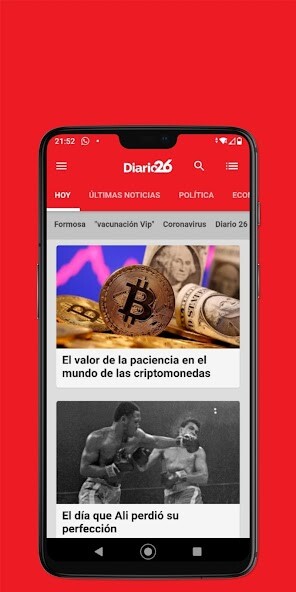 Run android online APK Diario 26 from MyAndroid or emulate Diario 26 using MyAndroid