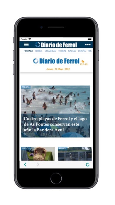 Emulate iPhone app Diario de Ferrol using MyAndroid Emulate iPhone app Diario de Ferrol using MyAndroid