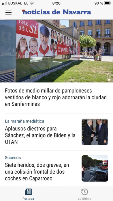 Emulate iPhone app Diario de Noticias de Navarra using MyAndroid Emulate iPhone app Diario de Noticias de Navarra using MyAndroid