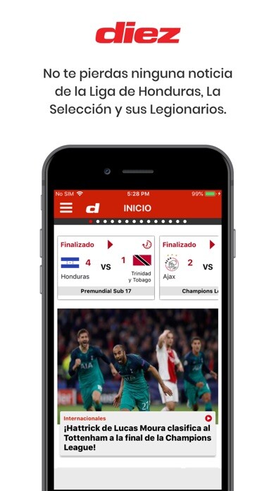 Emulate iPhone app Diario Diez Honduras using MyAndroid Emulate iPhone app Diario Diez Honduras using MyAndroid