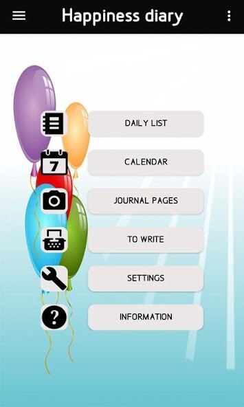 Run android online APK Diary of happiness vs. depression from MyAndroid or emulate Diary of happiness vs. depression using MyAndroid