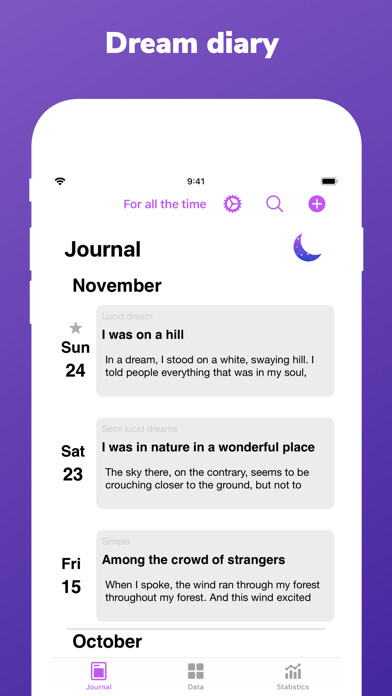 Emulate iPhone app Diary of my dreams using MyAndroid