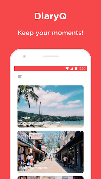 Run android online APK DiaryQ－Diary、Journal、Note、Lock from MyAndroid or emulate DiaryQ－Diary、Journal、Note、Lock using MyAndroid