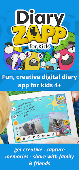 Run android online APK DiaryZapp for Kids - Journal from MyAndroid or emulate DiaryZapp for Kids - Journal using MyAndroid