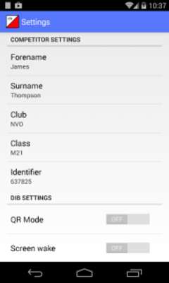 Emulate Android APK dib Orienteering Dibber