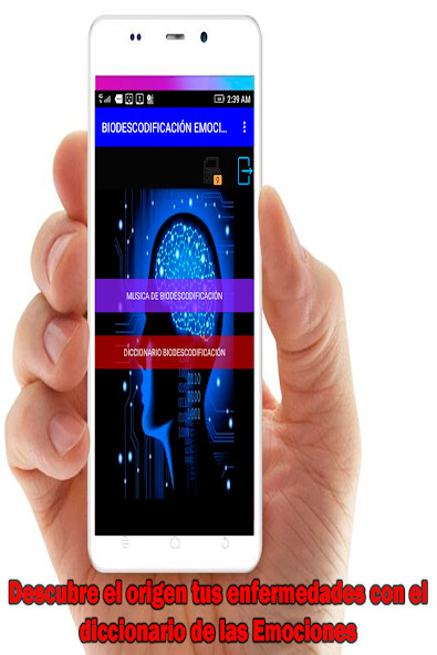 Emulate Android APK Diccionario de Biodescodificacion Emocional