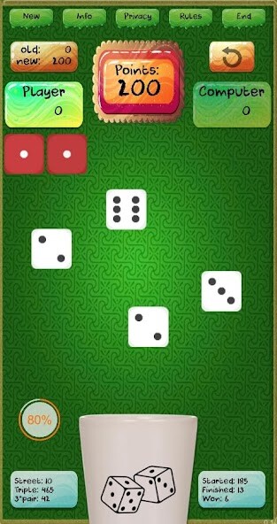 Run android online APK Dice 10000 (Original) from MyAndroid or emulate Dice 10000 (Original) using MyAndroid