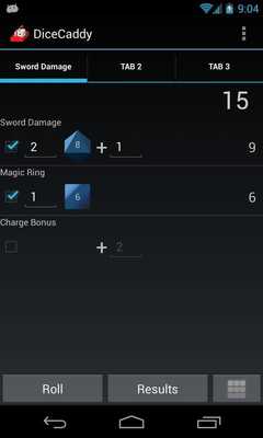 Emulate Android APK Dice Caddy