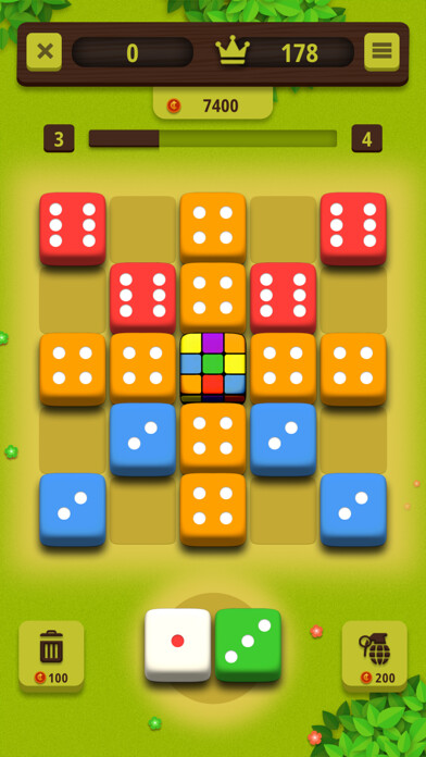 Emulate iPhone app Dice Craft - 3D Merge Puzzle using MyAndroid