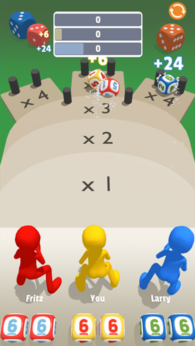 Emulate iPhone app Dice Dash! using MyAndroid
