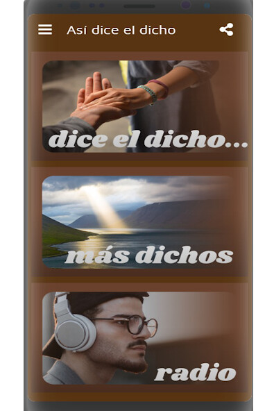 Run android online APK Dice el dicho from MyAndroid or emulate Dice el dicho using MyAndroid