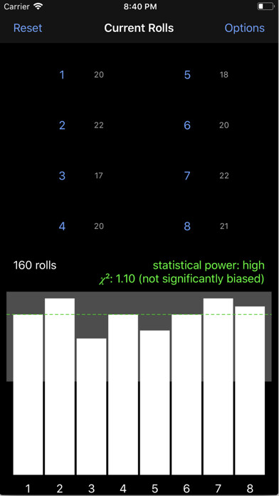 Emulate iPhone app Dice Fairness using MyAndroid Emulate iPhone app Dice Fairness using MyAndroid